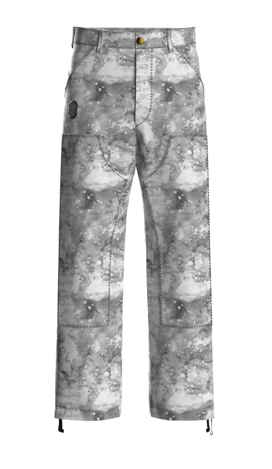 Grey Denim Pants