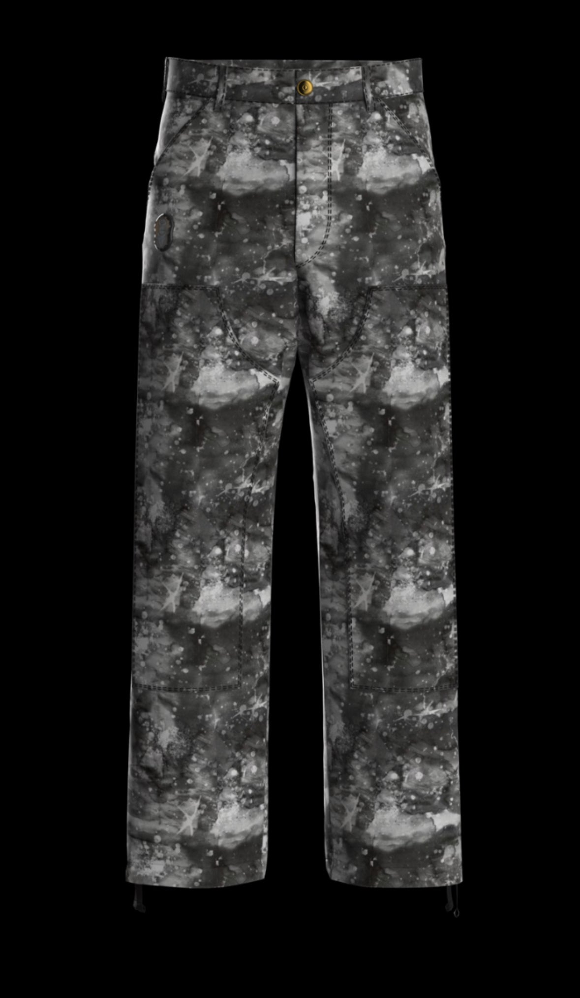 Black Denim Pants